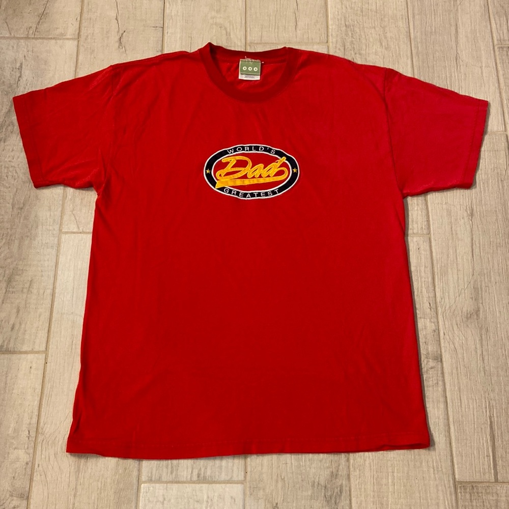 Men’s Large Red “Dad” T-Shirt